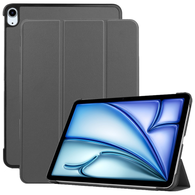 „Saige" Atvēramais maciņš - pelēks (iPad Air 13 (2026) / Air 13 (2025) / Air 13 (2024))