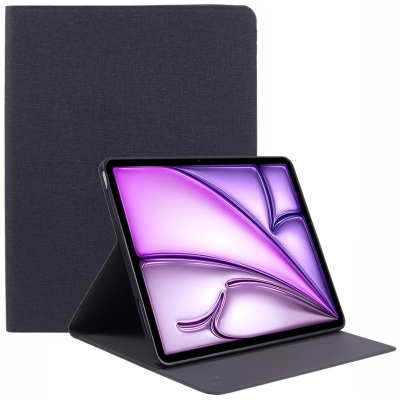 Текстильный чехол-книжка „X-LEVEL“ - чёрный (iPad Air 13 2026 / iPad Air 13 2025 / iPad Air 13 2024)