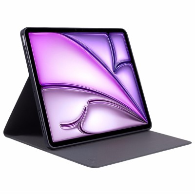 "X-LEVEL" atvēramais tekstila maciņš - zaļš (iPad Air 13 2026 / iPad Air 13 2025 / iPad Air 13 2024)