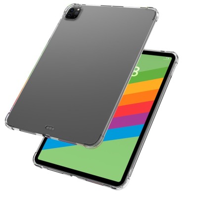 Pastiprinātas aizsardzības cieta silikona (TPU) apvalks - dzidrs (iPad Pro 13 (2025) / 13 (2024))