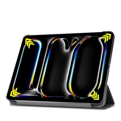 „Saige" Чехол-книжка - чёрный (iPad Pro 13 (2025) / 13 (2024))