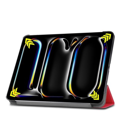 „Saige" Atvēramais maciņš - sarkans (iPad Pro 13 (2025) / 13 (2024))