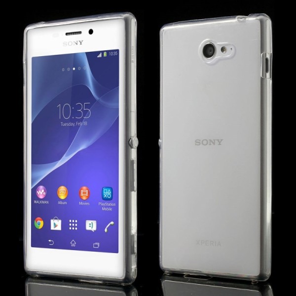 Planākais TPU apvalks - dzidrs (Xperia M2)