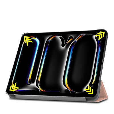 „Saige" Чехол-книжка - золотой (iPad Pro 13 (2025) / 13 (2024))