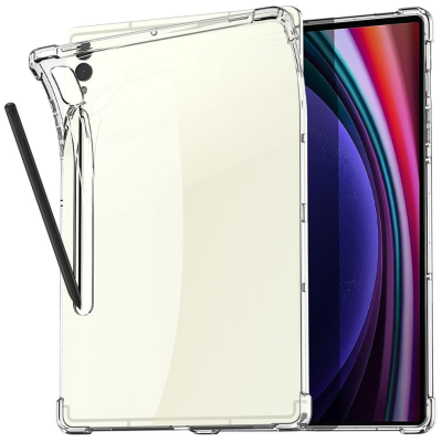Pastiprinātas aizsardzības cieta silikona (TPU) apvalks - dzidrs (Galaxy Tab S10+)