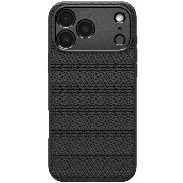 "Spigen" Liquid Air apvalks - melns (iPhone 17 Pro Max)