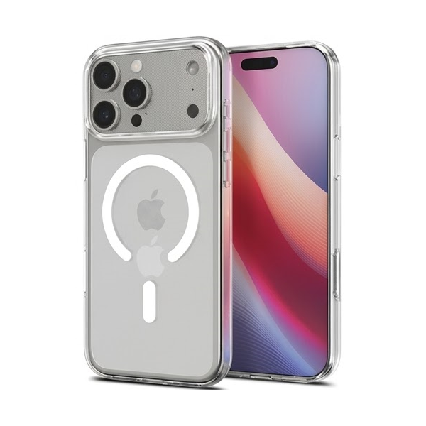 "Spigen" Liquid Crystal MagFit чехол - прозрачный (iPhone 17 Pro Max)