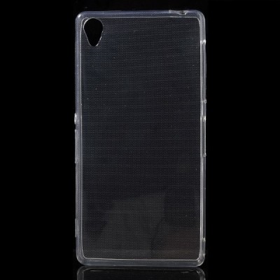 Sony Xperia Z3 dzidrs (caurspīdīgs) cieta silikona TPU pasaulē planākais apvalks / Vacins.lv