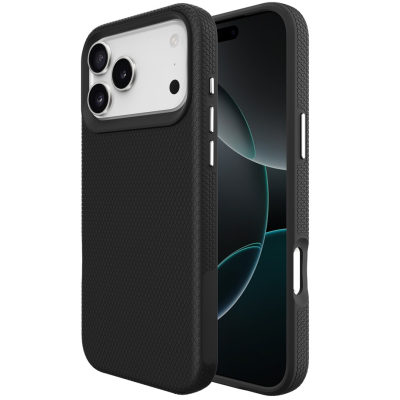 „TUKU“ Shockproof Magsafe kõva silikoonümbris - must (iPhone 17 Pro)