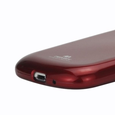 Samsung Galaxy S3 mini i8190 raudonas Mercury kieto silikono (TPU) dėklas - nugarėlė / Priedai.lt