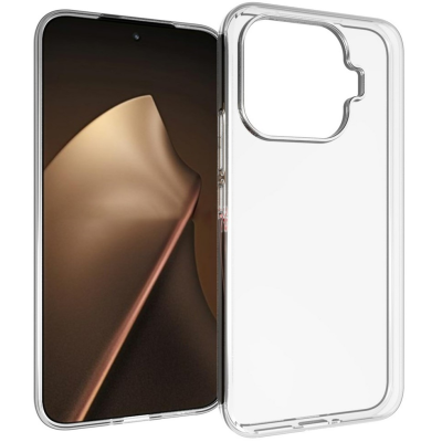Твердый силиконовый чехол (ТПУ) - прозрачный (Xiaomi 17T Pro)