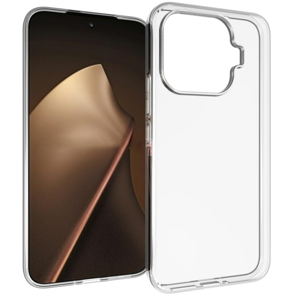 Cieta silikona (TPU) apvalks - dzidrs (Xiaomi 17T Pro)