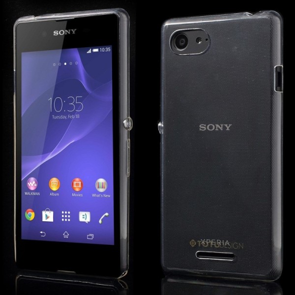 Planākais TPU apvalks - dzidrs (Xperia E3)