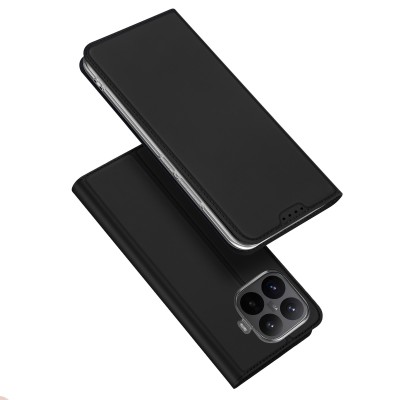 "Dux Ducis" Skin atvērams maciņš - melns (Xiaomi 17T Pro)