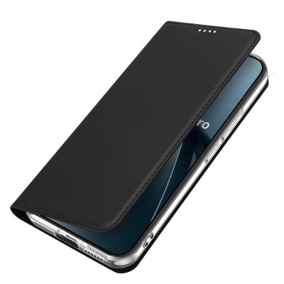 "Dux Ducis" Skin atvērams maciņš - melns (Xiaomi 17T Pro)