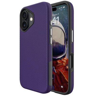 „TUKU“ Shockproof Magsafe ciets silikona korpuss - violets (iPhone 17)