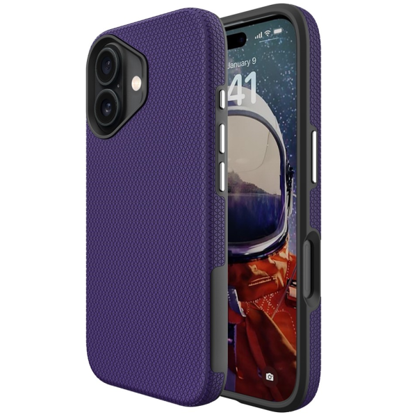 „TUKU“ Shockproof Magsafe ciets silikona korpuss - violets (iPhone 17)