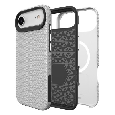 „TUKU“ Shockproof Magsafe ciets silikona korpuss - sudrabs (iPhone Air)