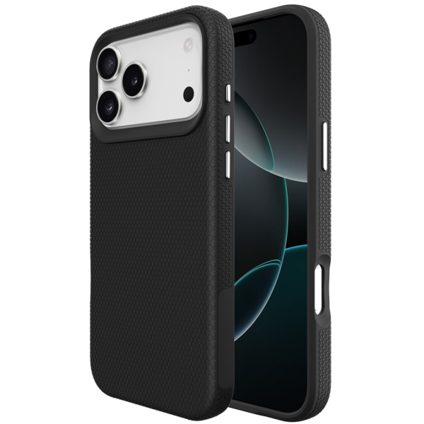 „TUKU“ Shockproof Magsafe ciets silikona korpuss - melns (iPhone 17 Pro Max)