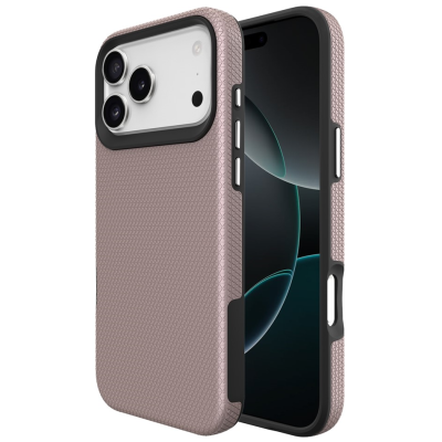 „TUKU“ Shockproof Magsafe ciets silikona korpuss - rozs (iPhone 17 Pro Max)