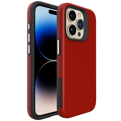 „TUKU“ Shockproof Magsafe ciets silikona korpuss - sarkans (iPhone 16 Pro Max)