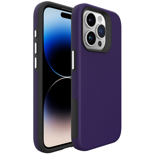 „TUKU“ Shockproof Magsafe ciets silikona korpuss - violets (iPhone 16 Pro Max)