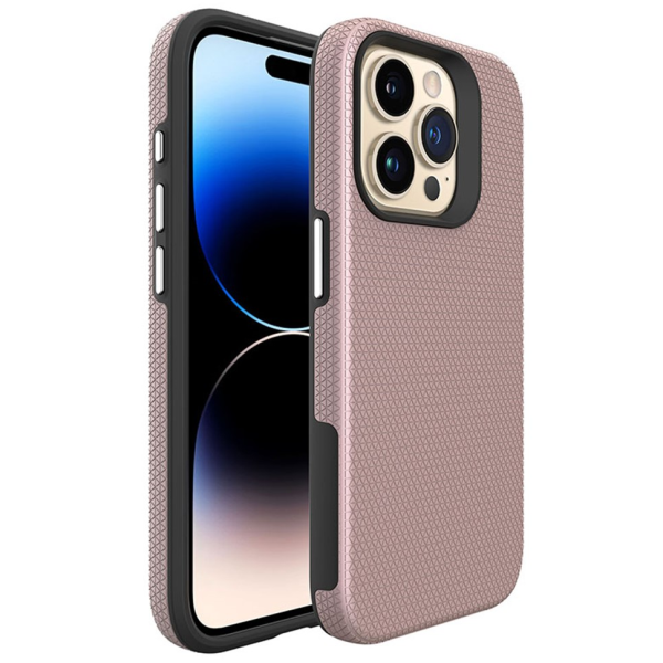 „TUKU“ Shockproof Magsafe ciets silikona korpuss - rozs (iPhone 16 Pro Max)