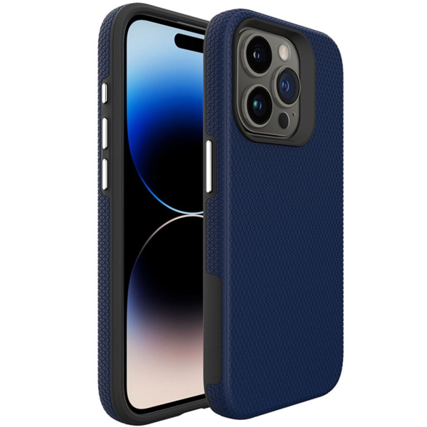 „TUKU“ Shockproof Magsafe ciets silikona korpuss - zils (iPhone 16 Pro Max)