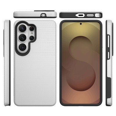 „TUKU“ Shockproof Magsafe ciets silikona korpuss - sudrabs (Galaxy S26 Ultra)