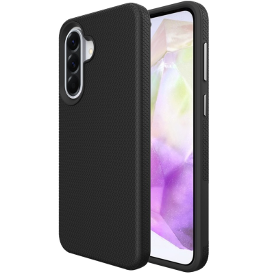 „TUKU“ Shockproof Magsafe ciets silikona korpuss - melns (Galaxy A57)