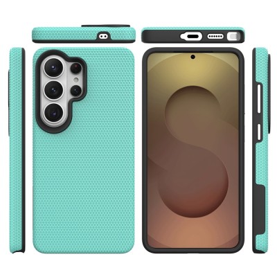 „TUKU“ Shockproof Magsafe ciets silikona korpuss - zaļš (Galaxy S25 Ultra)