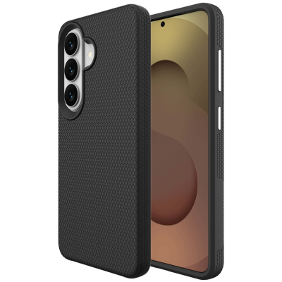 „TUKU“ Shockproof Magsafe kõva silikoonümbris - must (Galaxy S24 / S25)