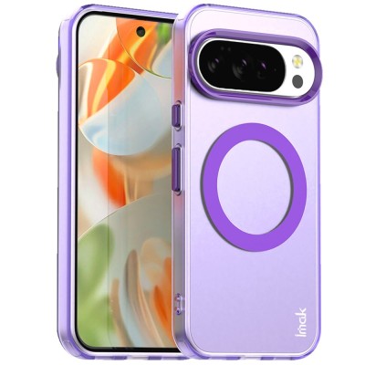 "IMAK" Candy MagSafe matēts cieta silikona (TPU) apvalks - violets (Pixel 10 / 10 Pro)