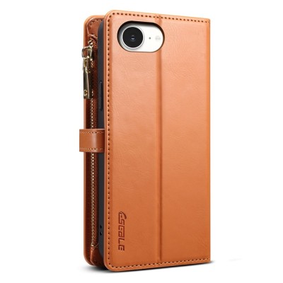 "ESEBLE" Retro чехол со съемным кошельком - коричневый (iPhone 17e / 16e)