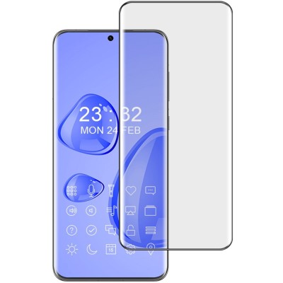 "IMAK" Tempered Glass pilnīgi aizsedzams ekrāna aizsargstikls - melns (P60 / P60 Pro)