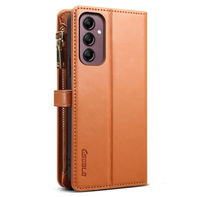 "ESEBLE" solīds maciņš ar noņemamu maku - brūns (Galaxy S25)