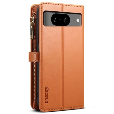 "ESEBLE" solīds maciņš ar noņemamu maku - brūns (Pixel 8)