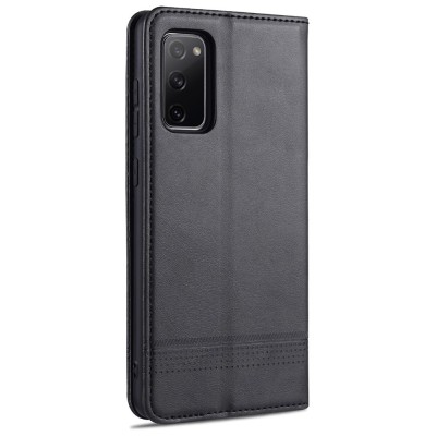 Чехол-книжка "AZNS" Retro - чёрный (Galaxy S20 FE)