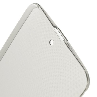 Motorola Nexus 6 skaidrus (permatomas) kieto silikono TPU ploniausias pasaulyje pilkas dėklas / Priedai.lt