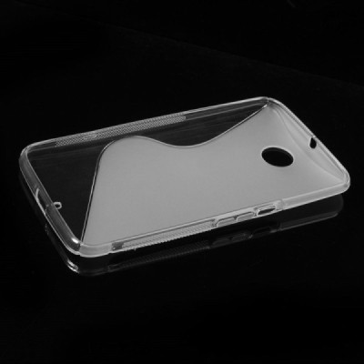 Motorola Nexus 6 skaidrus (permatomas) kieto silikono TPU dėklas - nugarėlė / Priedai.lt
