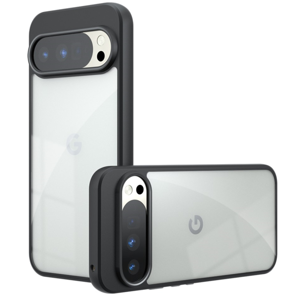 "Mofan" прозрачный твердый силиконовый (ТПУ) чехол - чёрный (Pixel 10 Pro XL)