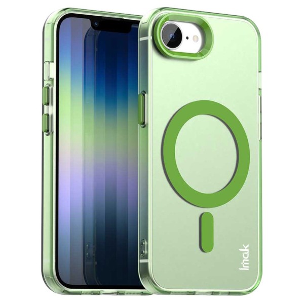 "IMAK" Candy MagSafe matēts cieta silikona (TPU) apvalks - zaļš (iPhone 17e / 16e)