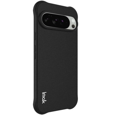 "Imak" pastiprinātas aizsardzības Airbag cieta silikona matēta (TPU) apvalks - melns (Pixel 10 Pro XL)