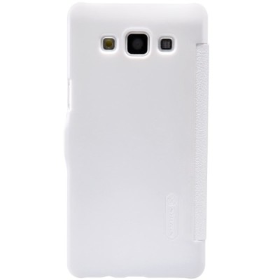 Samsung Galaxy A5 (A500) Nillkin Fresh atvēramais balts maciņš / Vacins.lv