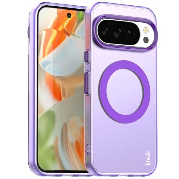 "IMAK" Candy MagSafe matēts cieta silikona (TPU) apvalks - violets (Pixel 10 Pro XL)