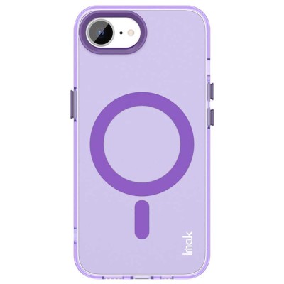 "IMAK" Candy MagSafe matēts cieta silikona (TPU) apvalks - violets (iPhone 17e / 16e)