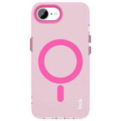 "IMAK" Candy MagSafe твердый силиконовый матовый (ТПУ) чехол - розовый (iPhone 17e / 16e)