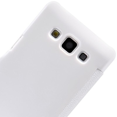 Samsung Galaxy A5 (A500) Nillkin Fresh atvēramais balts maciņš / Vacins.lv