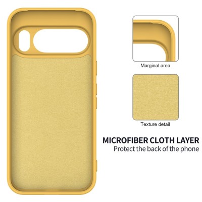 "Shell" твердый силиконовый (TPU) чехол - жёлтый (Pixel 10 Pro XL)