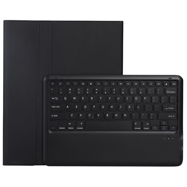 "Bosina" Atvēramais futrālis ar tastatūra - melns (iPad Air 13 2024 / 2025 / 2026 / iPad Pro 12.9" 2022 / 2021 / 2020)